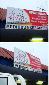 Letreros - pedidos especiales - bastidor